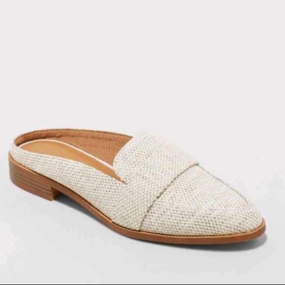 Universal Thread Shoes - Women's Amber Backless Loafer Mules 9.5